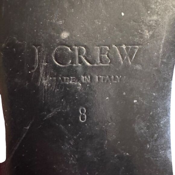 Black Ballet Flats Round Toe J. Crew Balletcore Minimalist Classic Size 8 - Picture 8 of 8